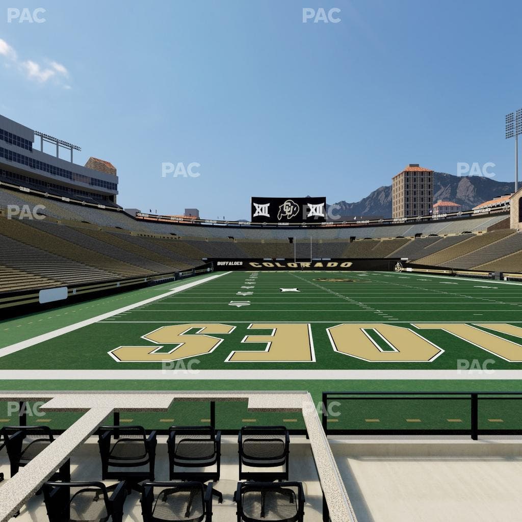 Folsom Field - Section Loge Box 147 Seat View