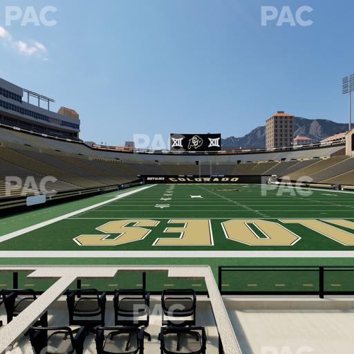 Folsom Field - Section Loge Box 147 Seat View