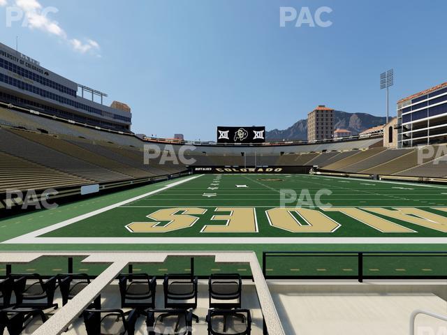 Folsom Field - Section Loge Box 147 Seat View