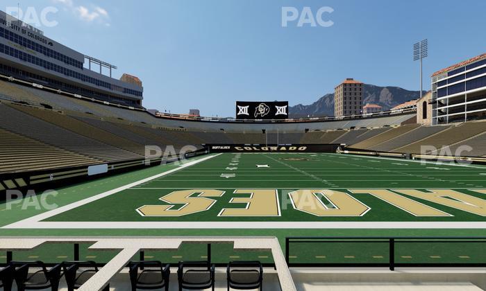 Folsom Field - Section Loge Box 147 Seat View