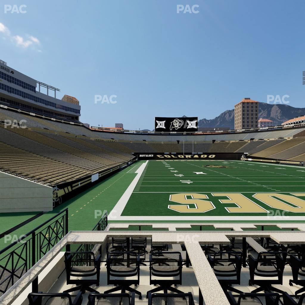 Folsom Field - Section Loge Box 148 Seat View