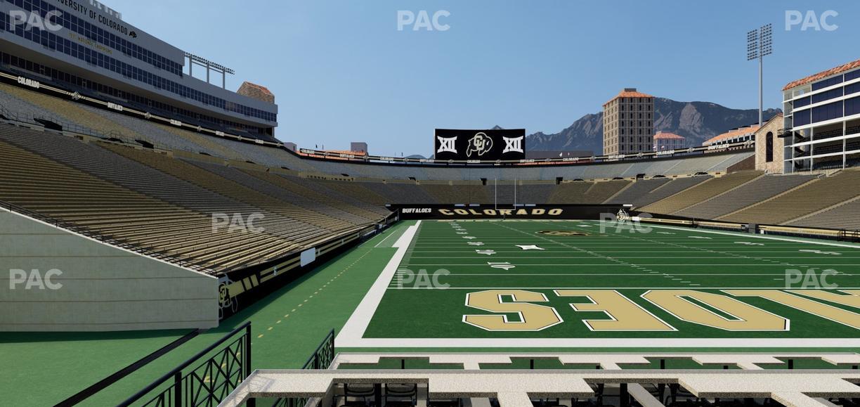 Folsom Field - Section Loge Box 148 Seat View