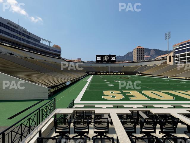 Folsom Field - Section Loge Box 148 Seat View