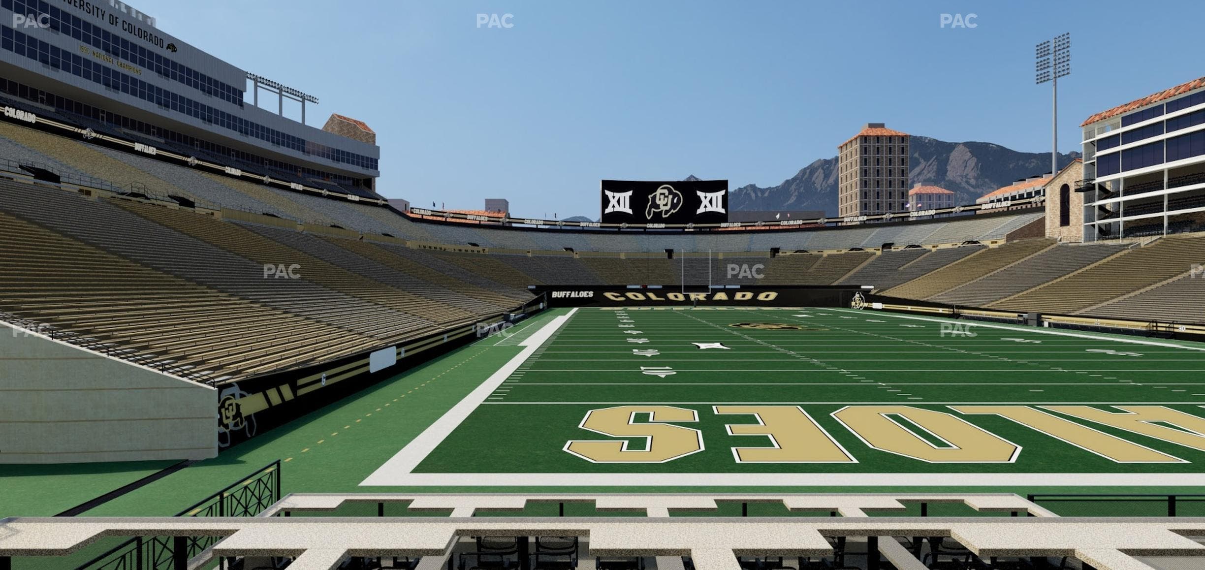 Folsom Field - Section Loge Box 149 Seat View
