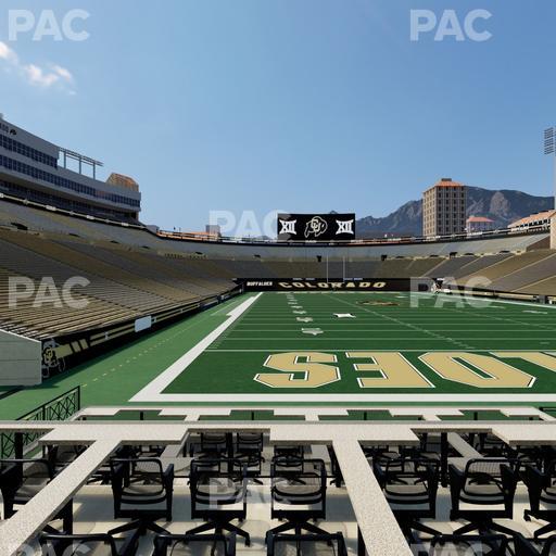 Folsom Field - Section Loge Box 149 Seat View