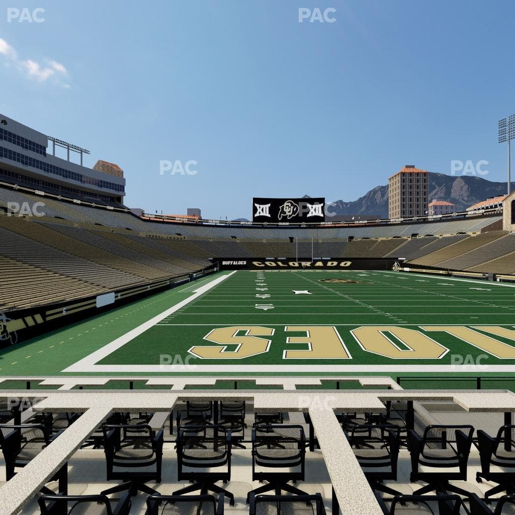 Folsom Field - Section Loge Box 150 Seat View