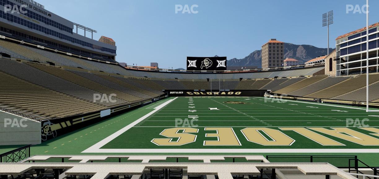 Folsom Field - Section Loge Box 150 Seat View