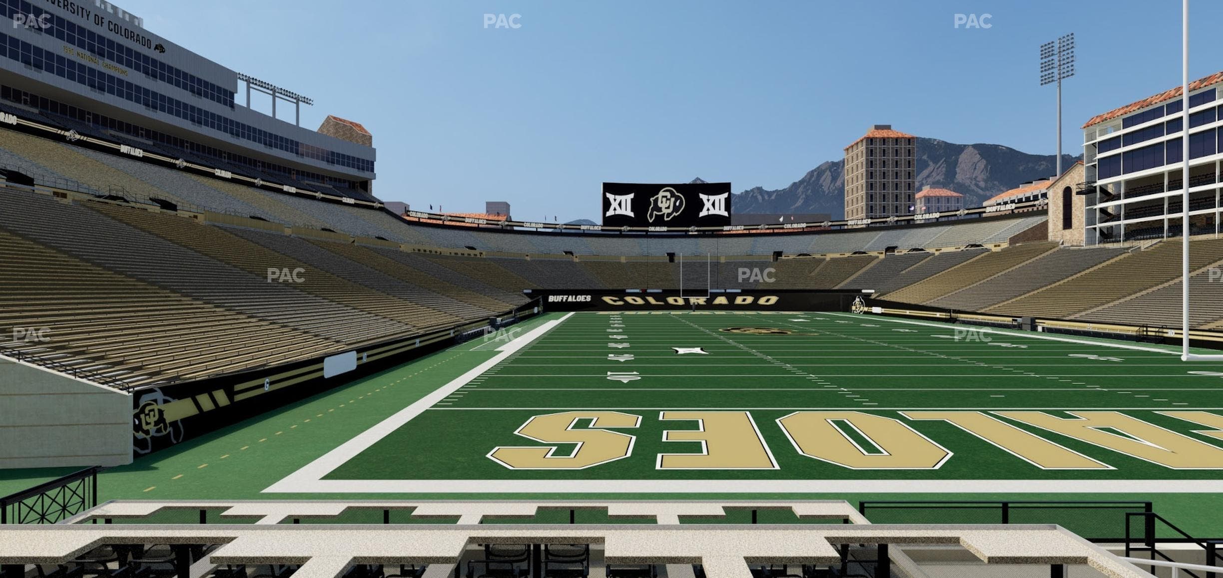 Folsom Field - Section Loge Box 150 Seat View