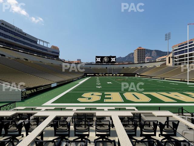 Folsom Field - Section Loge Box 150 Seat View