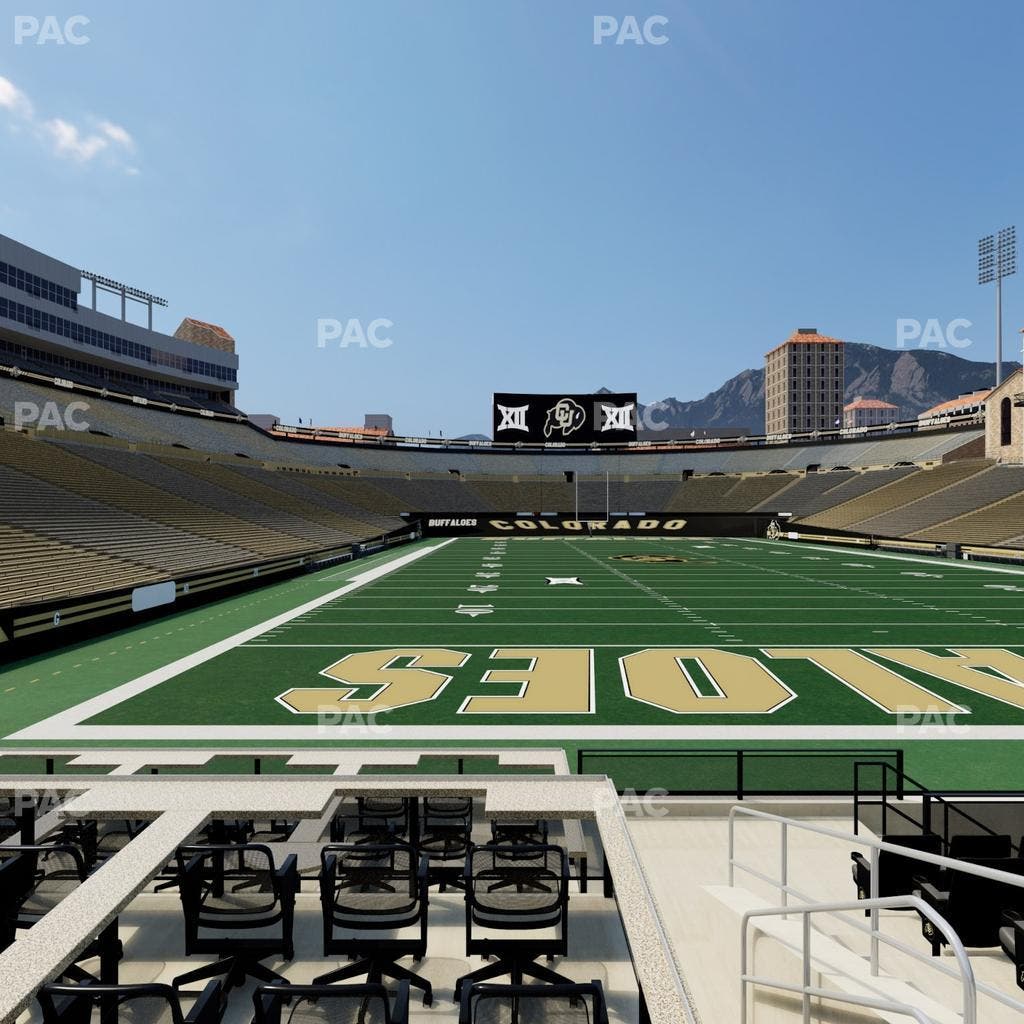 Folsom Field - Section Loge Box 151 Seat View
