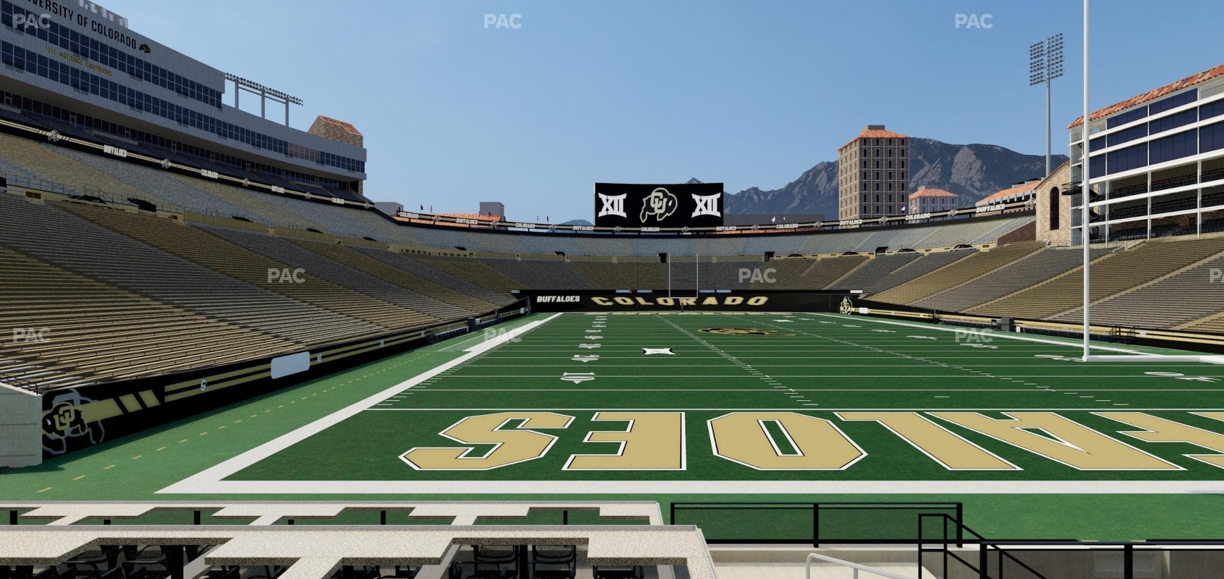 Folsom Field - Section Loge Box 151 Seat View