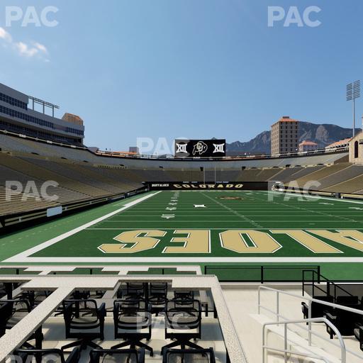 Folsom Field - Section Loge Box 151 Seat View