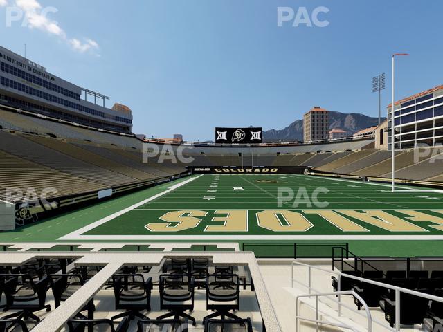 Folsom Field - Section Loge Box 151 Seat View