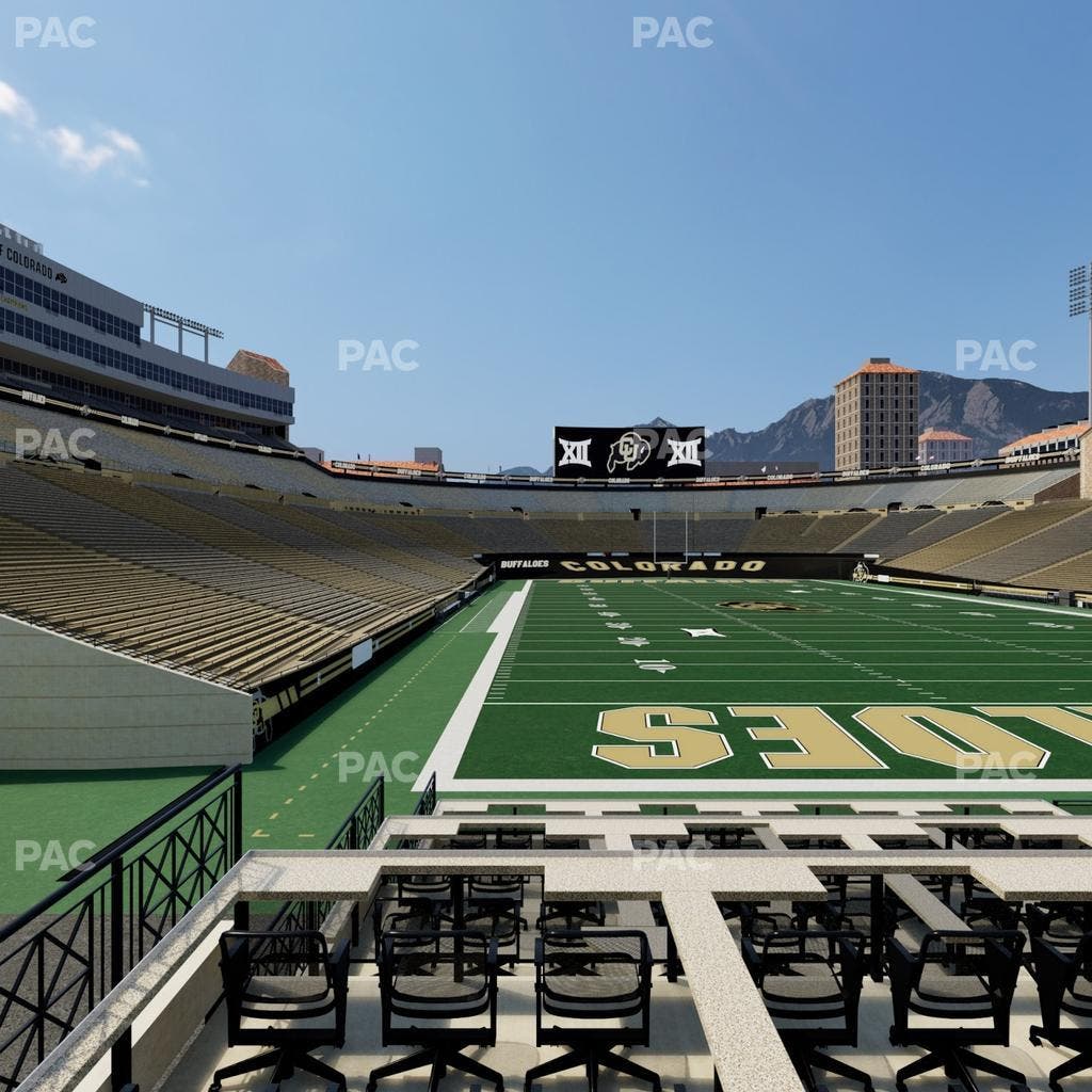 Folsom Field - Section Loge Box 152 Seat View