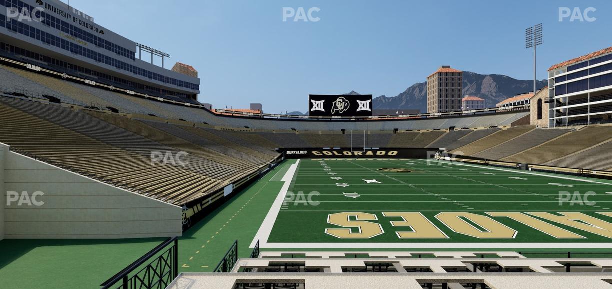 Folsom Field - Section Loge Box 152 Seat View