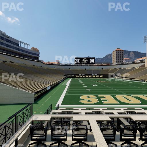 Folsom Field - Section Loge Box 152 Seat View