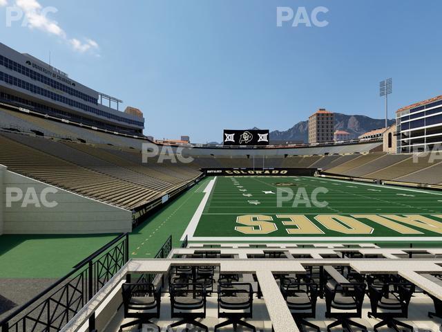 Folsom Field - Section Loge Box 152 Seat View