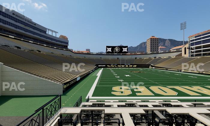 Folsom Field - Section Loge Box 152 Seat View