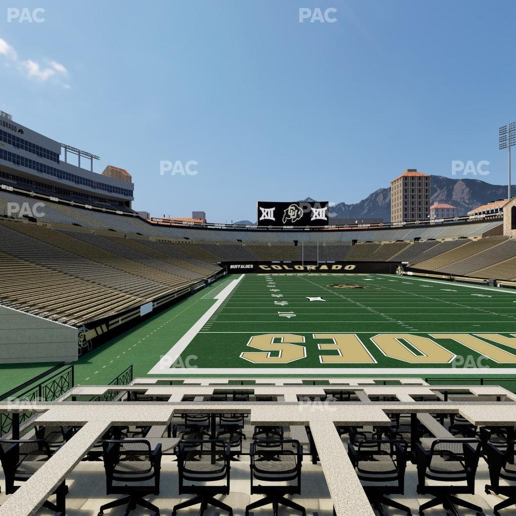 Folsom Field - Section Loge Box 153 Seat View