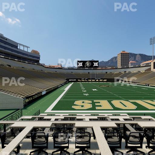 Folsom Field - Section Loge Box 153 Seat View