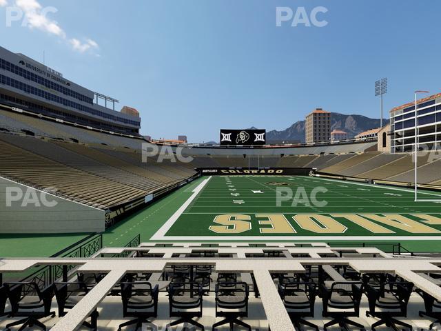 Folsom Field - Section Loge Box 153 Seat View
