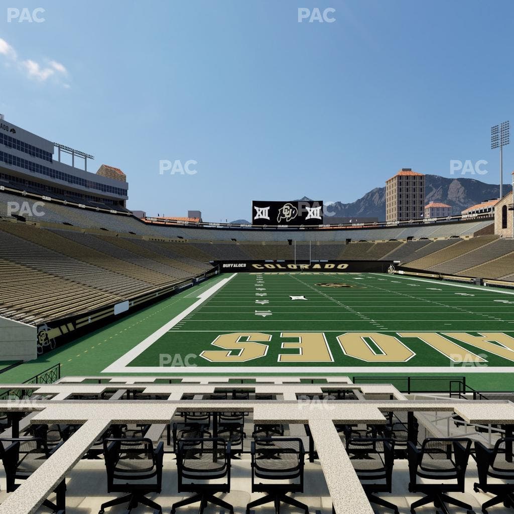 Folsom Field - Section Loge Box 154 Seat View