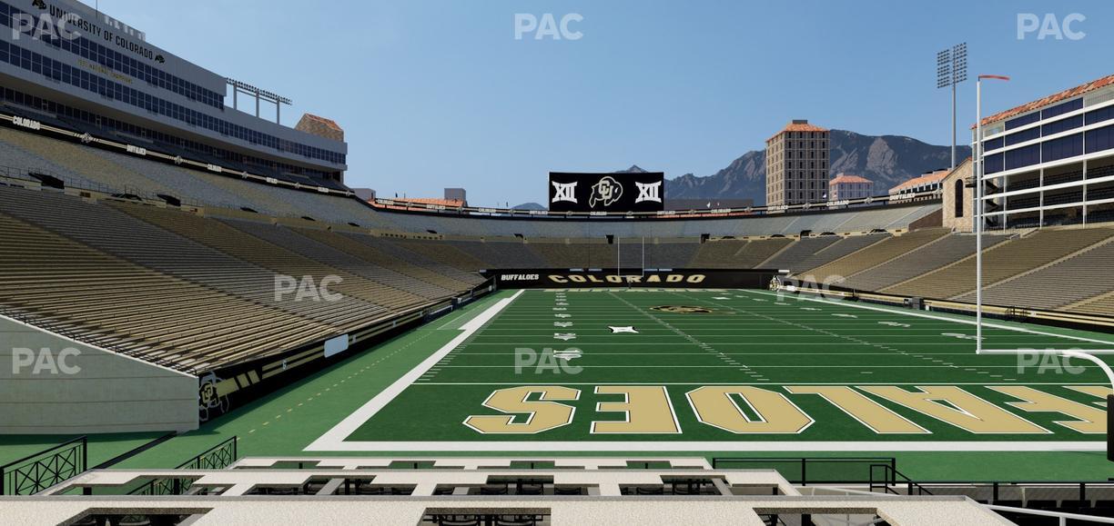 Folsom Field - Section Loge Box 154 Seat View