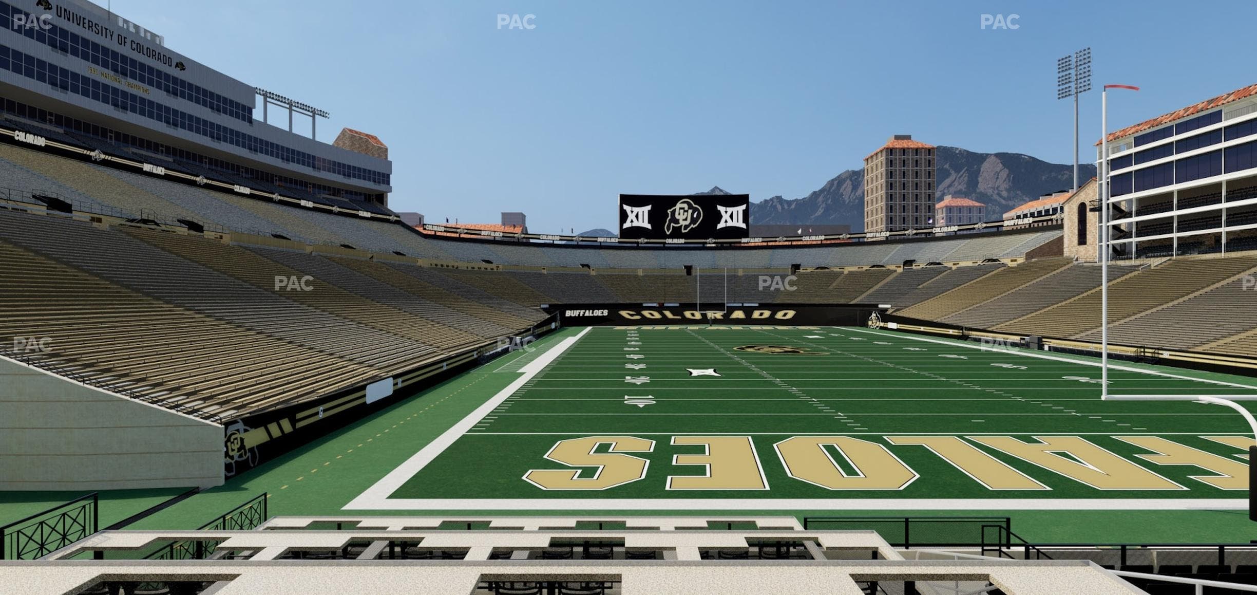 Folsom Field - Section Loge Box 154 Seat View