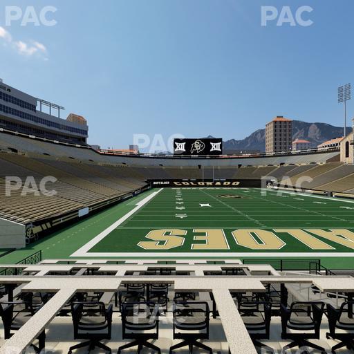 Folsom Field - Section Loge Box 154 Seat View