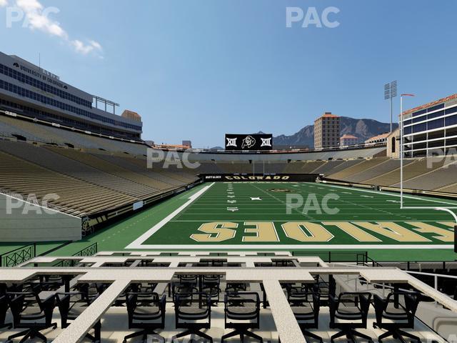 Folsom Field - Section Loge Box 154 Seat View