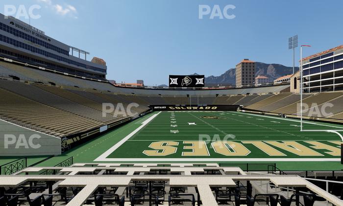 Folsom Field - Section Loge Box 154 Seat View