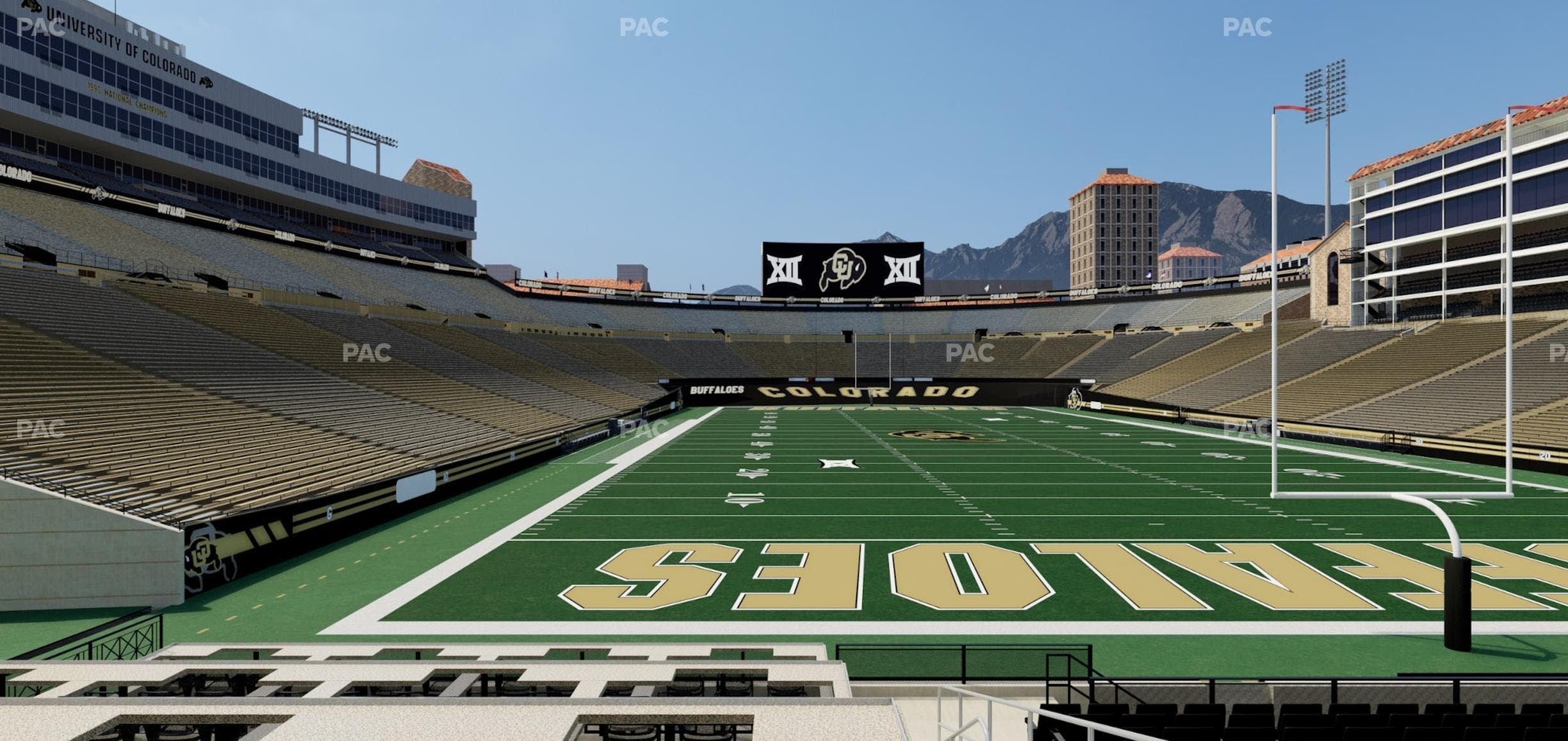 Folsom Field - Section Loge Box 155 Seat View