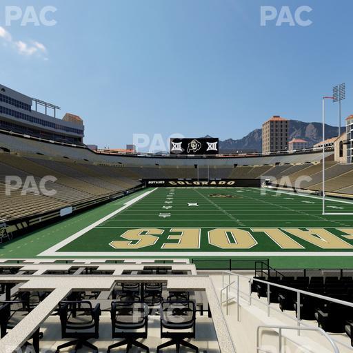 Folsom Field - Section Loge Box 155 Seat View