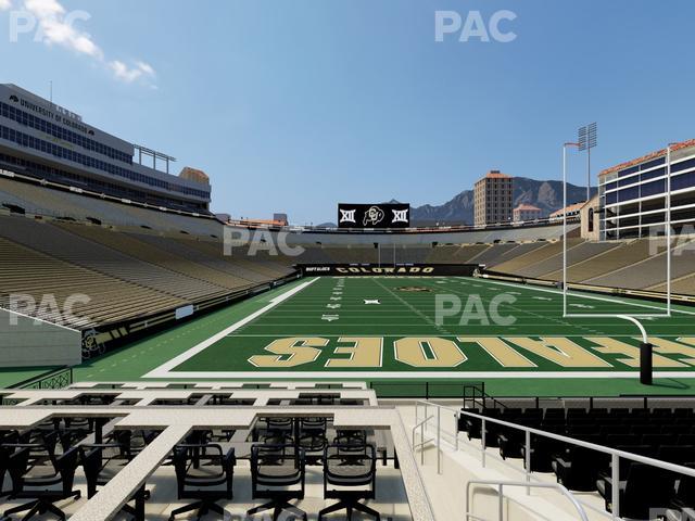 Folsom Field - Section Loge Box 155 Seat View