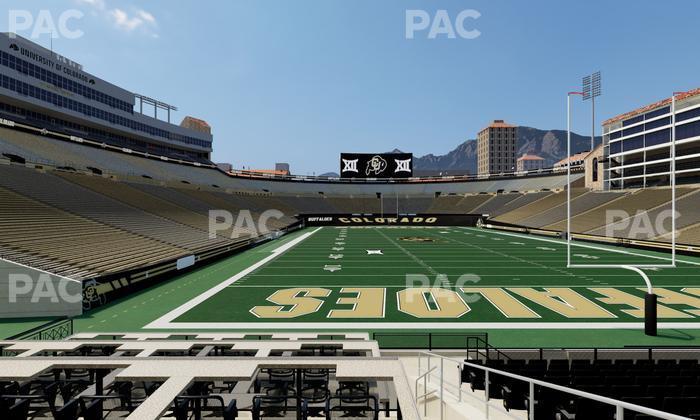 Folsom Field - Section Loge Box 155 Seat View