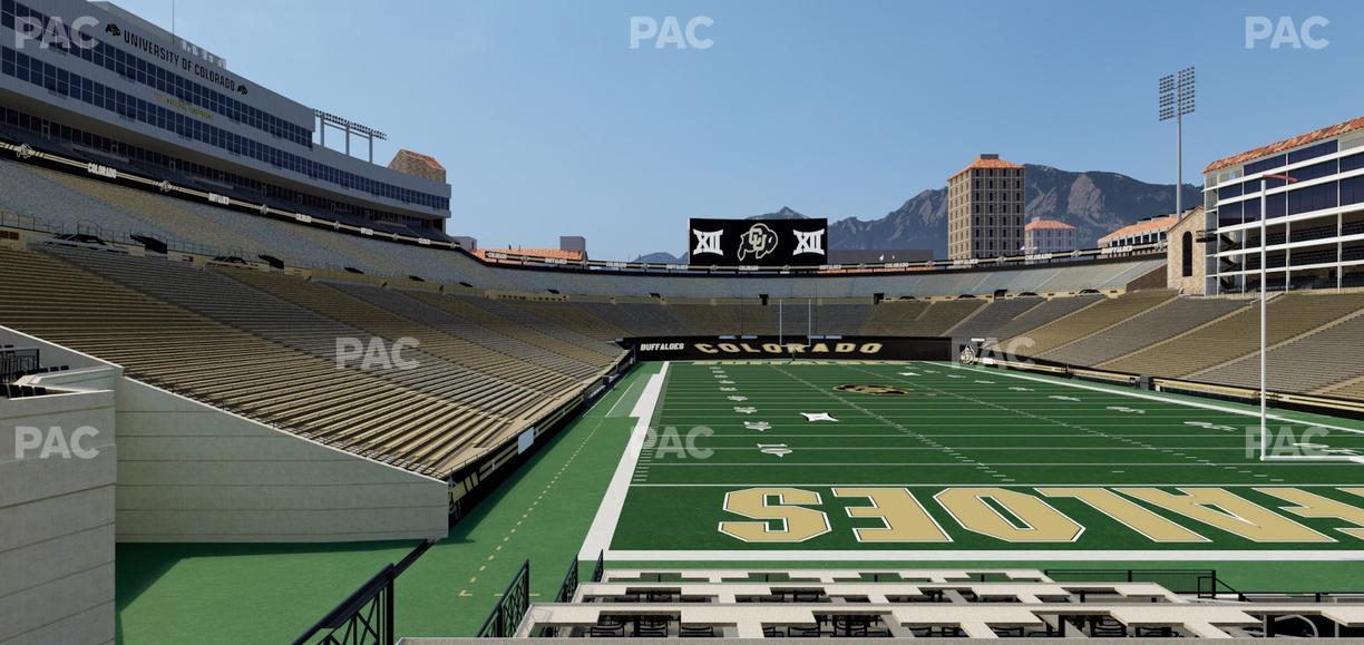 Folsom Field - Section Loge Box 156 Seat View