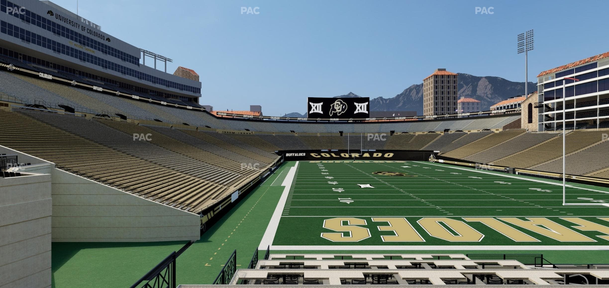 Folsom Field - Section Loge Box 156 Seat View