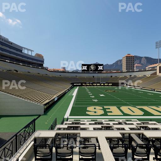 Folsom Field - Section Loge Box 156 Seat View
