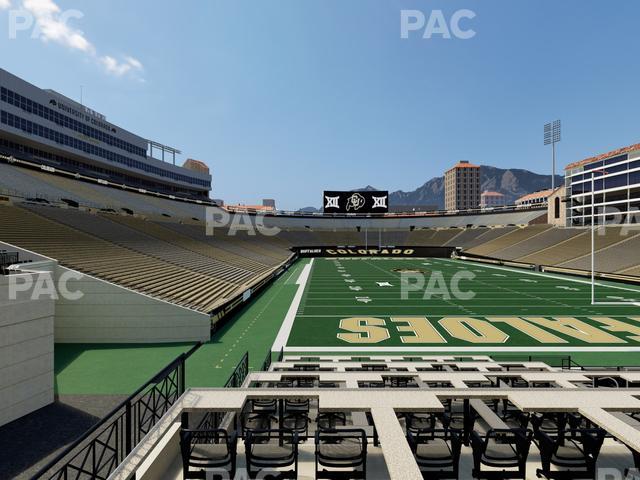 Folsom Field - Section Loge Box 156 Seat View
