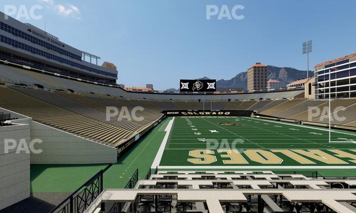 Folsom Field - Section Loge Box 156 Seat View