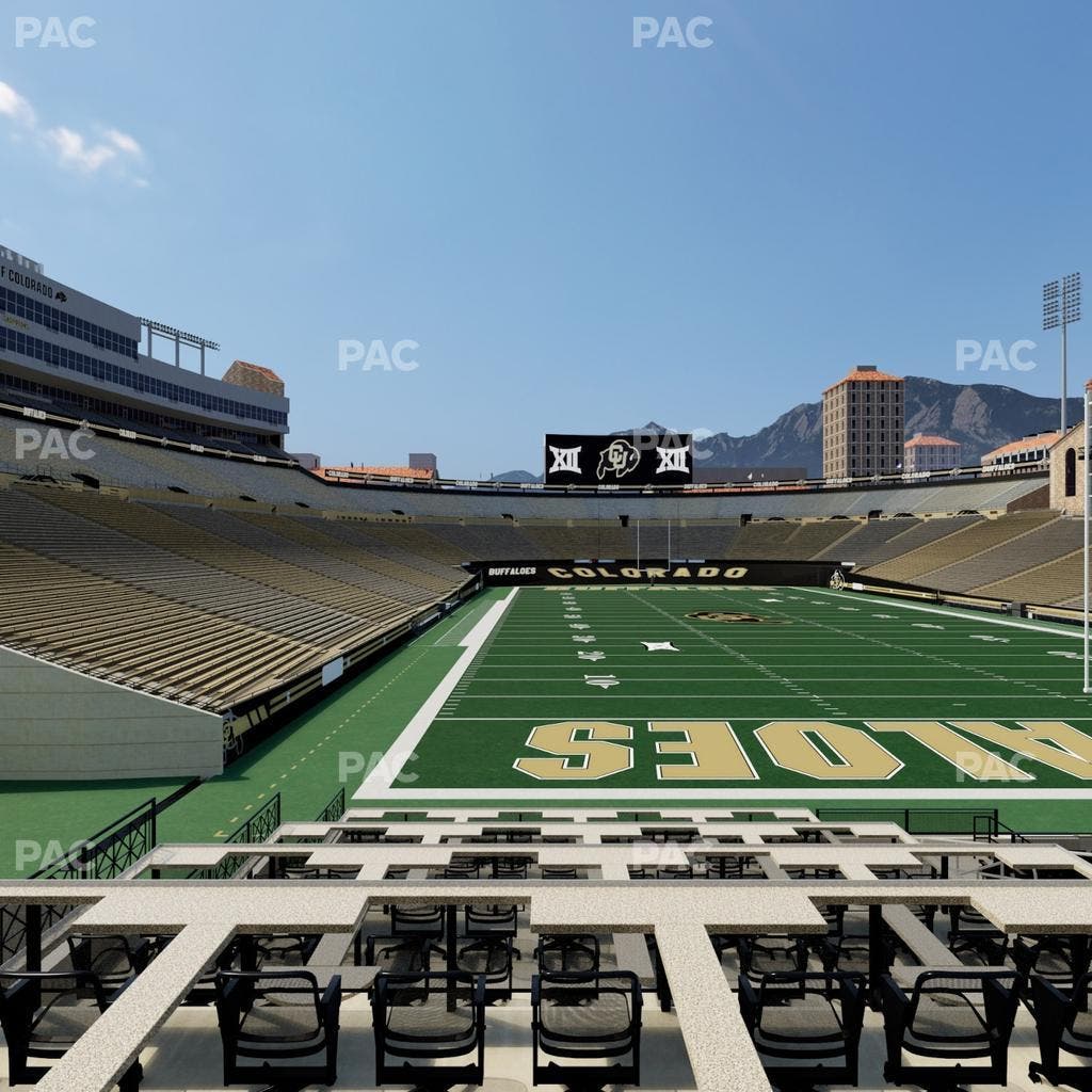 Folsom Field - Section Loge Box 157 Seat View