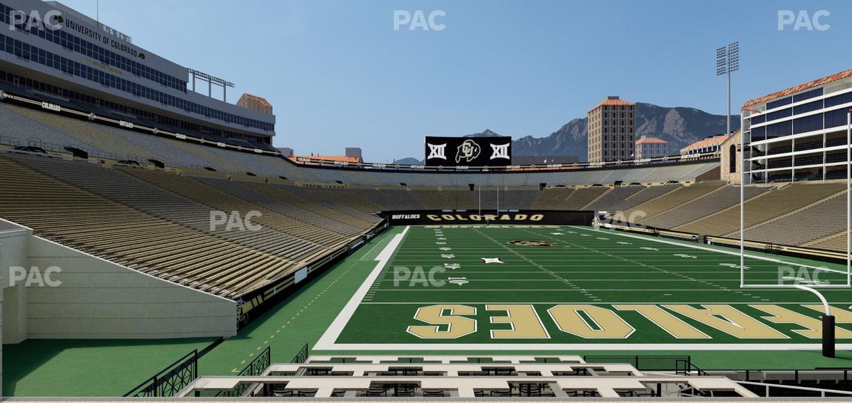 Folsom Field - Section Loge Box 157 Seat View