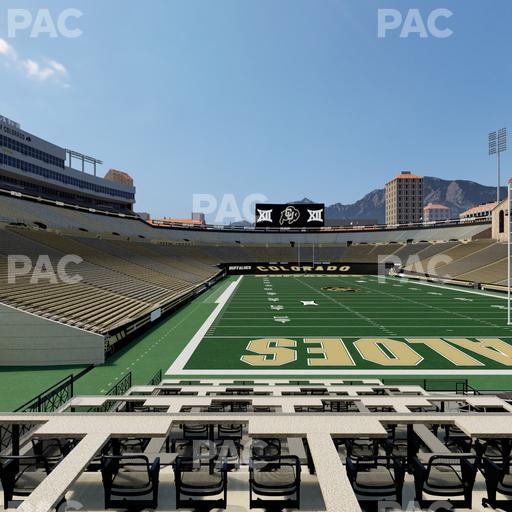 Folsom Field - Section Loge Box 157 Seat View