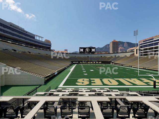 Folsom Field - Section Loge Box 157 Seat View