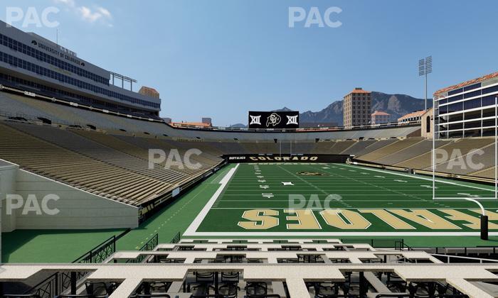 Folsom Field - Section Loge Box 157 Seat View