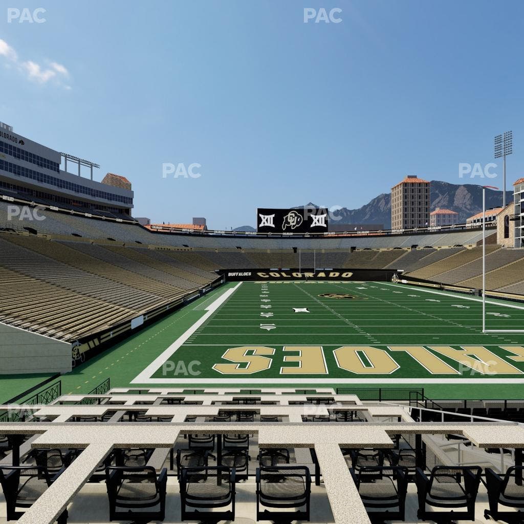 Folsom Field - Section Loge Box 158 Seat View