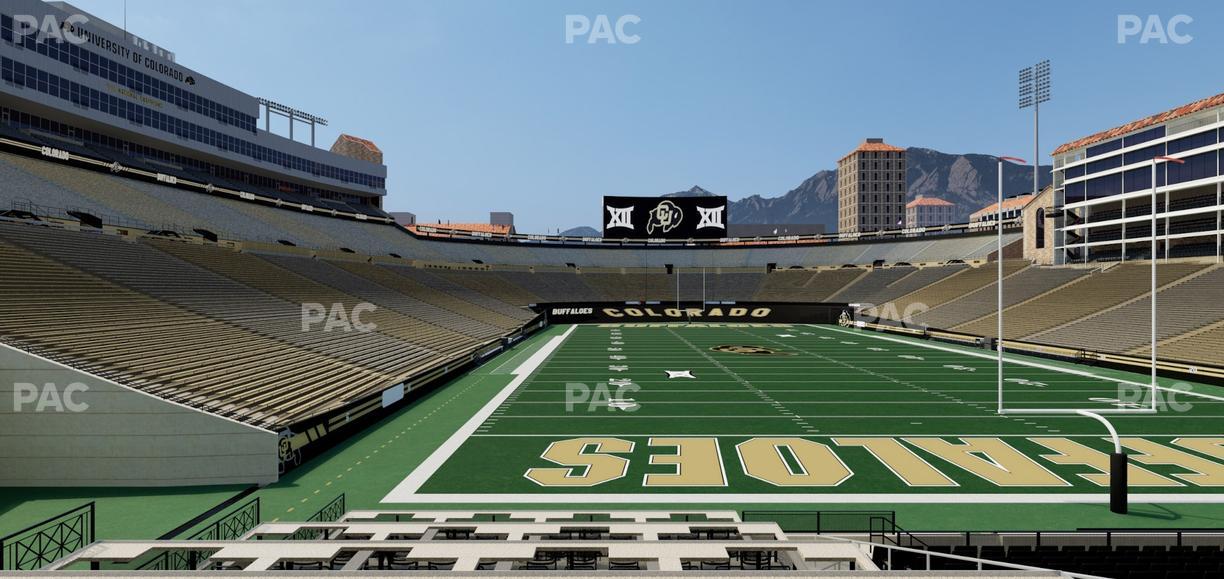 Folsom Field - Section Loge Box 158 Seat View