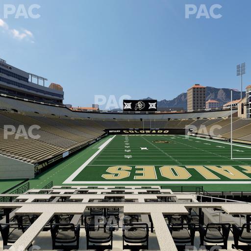 Folsom Field - Section Loge Box 158 Seat View