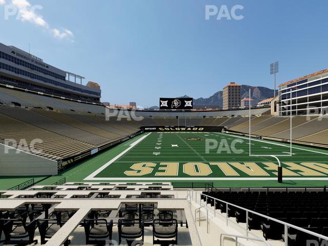 Folsom Field - Section Loge Box 159 Seat View