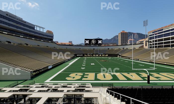 Folsom Field - Section Loge Box 159 Seat View